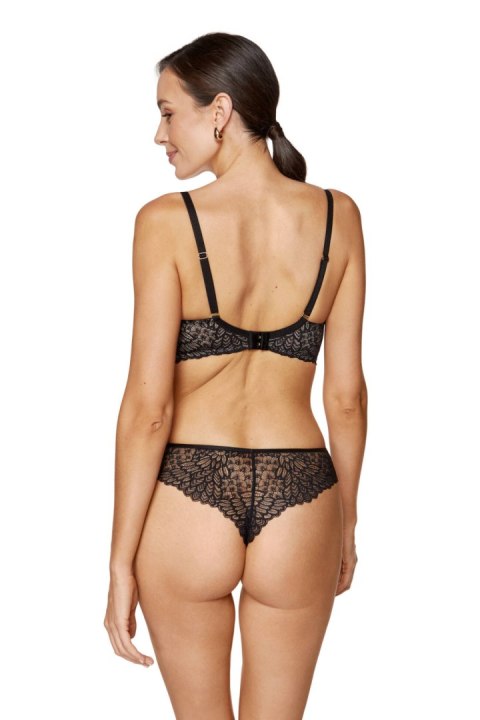 Biustonosz Soft Biustonosz Semi-Soft Model Celeste B3 Black - Gorteks Biustonosz Soft Biustonosz Semi-Soft Model Celeste B3 Black - Gorteks