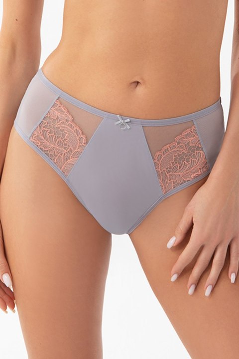Figi Brazyliany Model Perla K909 Grey - Gorsenia Lingerie Figi Brazyliany Model Perla K909 Grey - Gorsenia Lingerie