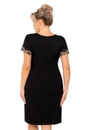 Koszulka nocna Koszula Nocna Model Hana Plus Size Black - Donna