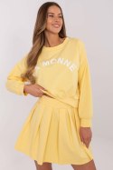 Komplet damski spódnica bluza Model MI-KMPL-M6158.92 Yellow - Italy Moda