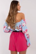 Szorty Damskie Model MI-SN-61785.83 Fuksja - Italy Moda
