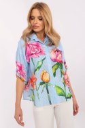 Koszula Damska Model DHJ-KS-16567.69 White/Blue - Italy Moda