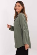 Koszula Damska Model MO-KS-9368.98 Khaki - Italy Moda