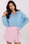 Koszula Damska Model MO-KS-9368.98 Light Blue - Italy Moda