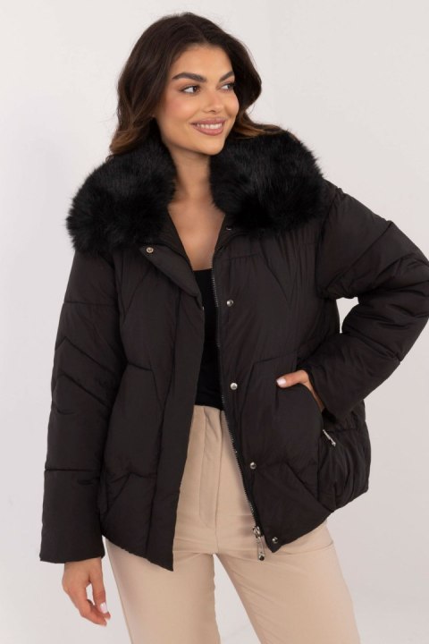 Kurtka Damska Model MBM-KR-2627.43P Black - MBM Kurtka Damska Model MBM-KR-2627.43P Black - MBM