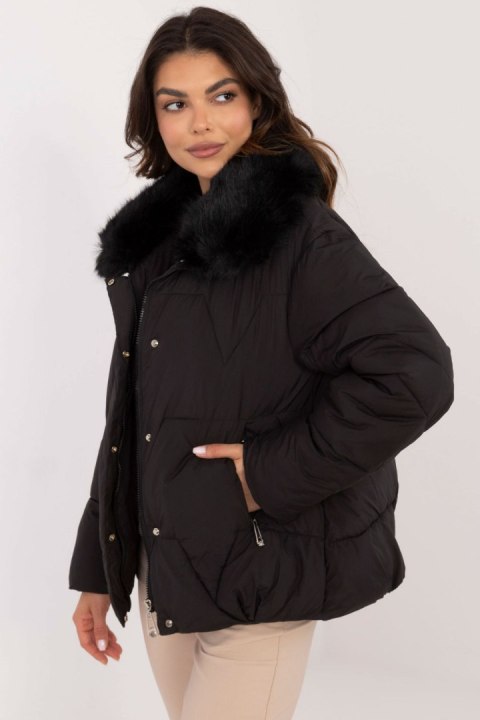 Kurtka Damska Model MBM-KR-2627.43P Black - MBM Kurtka Damska Model MBM-KR-2627.43P Black - MBM