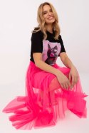 Spódnica Model DHJ-SD-19568.13X Fluo Pink - Italy Moda