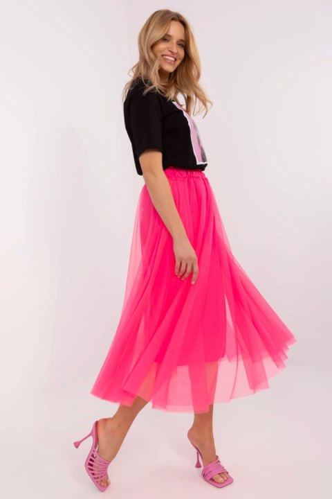 Spódnica Model DHJ-SD-19568.13X Fluo Pink - Italy Moda Spódnica Model DHJ-SD-19568.13X Fluo Pink - Italy Moda