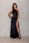 Sukienka damska elegancka maxi Model Inez CZA SUK0461 Black - Roco Fashion