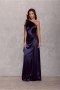 Sukienka damska elegancka maxi Model Inez GRA SUK0461 Navy - Roco Fashion