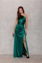 Sukienka damska elegancka maxi Model Inez ZIE SUK0461 Green - Roco Fashion