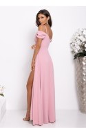 Sukienka Model Walentina Gładka 0011171. Dirty Pink - With You