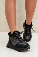 Buty Sportowe Sneakersy damskie za kostkę Model Big Star OO274A329 Black