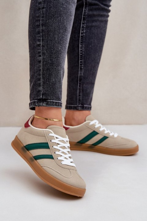 Buty Sportowe Sneakersy damskie Model Ennorwen YY-108 Beige - Step in style