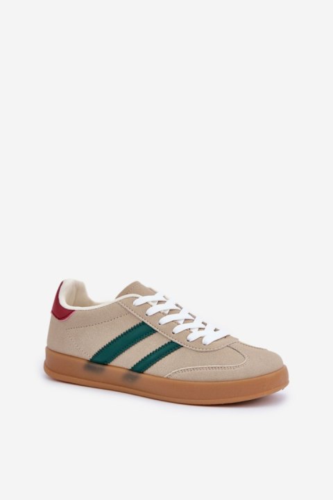 Buty Sportowe Sneakersy damskie Model Ennorwen YY-108 Beige - Step in style Buty Sportowe Sneakersy damskie Model Ennorwen YY-108 Beige - Step in style