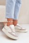 Buty Sportowe Sneakersy damskie Model Lesida 8912 Beige - Step in style