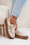 Buty Sportowe Sneakersy damskie Model Lesida 8912 Dark Beige - Step in style