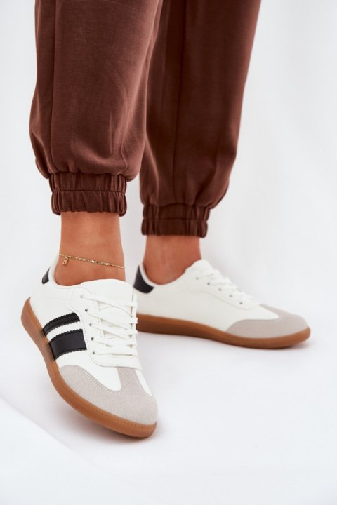 Buty Sportowe Sneakersy damskie Model Nonalorin LA293P White - Step in style Buty Sportowe Sneakersy damskie Model Nonalorin LA293P White - Step in style