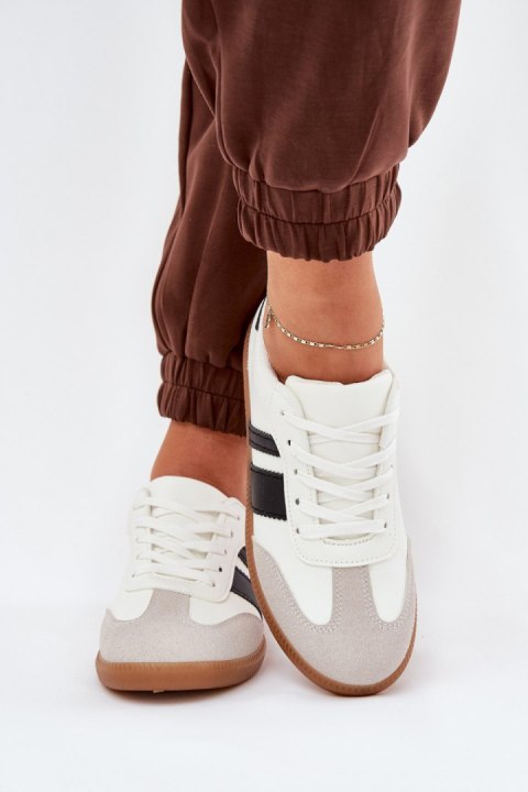 Buty Sportowe Sneakersy damskie Model Nonalorin LA293P White - Step in style Buty Sportowe Sneakersy damskie Model Nonalorin LA293P White - Step in style