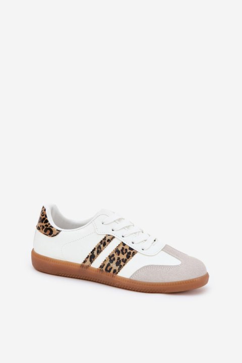 Buty Sportowe Sneakersy damskie Model Nonalorin LA293P White/Panterka - Step in style Buty Sportowe Sneakersy damskie Model Nonalorin LA293P White/Panterka - Step in style