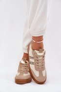 Buty Sportowe Sneakersy damskie Model Satylies 1W-N16 Panterka/Beige - Step in style