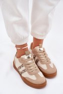 Buty Sportowe Sneakersy damskie Model Satylies 1W-N16 Panterka/Beige - Step in style