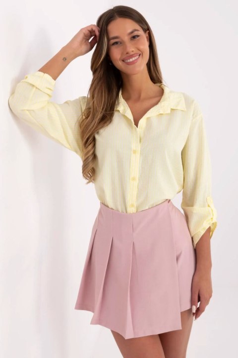 Koszula Damska Model MO-KS-1804.92 White/Yellow - Italy Moda Koszula Damska Model MO-KS-1804.92 White/Yellow - Italy Moda