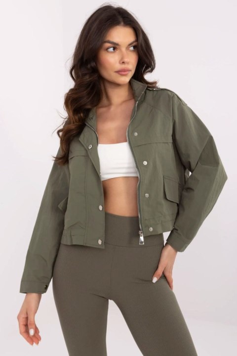 Kurtka Damska Model NM-KR-A2394.01 Khaki - NM Kurtka Damska Model NM-KR-A2394.01 Khaki - NM