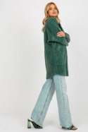Płaszcz Damski Alpaka Model MBM-PL-1517.00P Dark Green - MBM