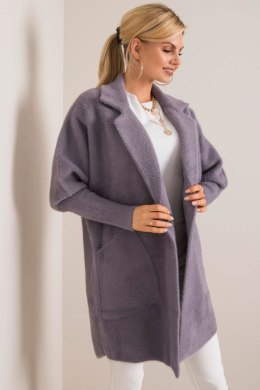 Płaszcz Damski Alpaka Model MBM-PL-1517.00P Dark Grey - MBM