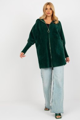 Płaszcz Damski Kurtka Alpaka Model MBM-PL-19905-1.96P Dark Green - MBM