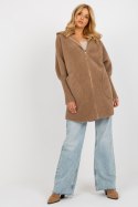 Płaszcz Damski Kurtka Alpaka Model MBM-PL-19905-1.96P Light Brown - MBM