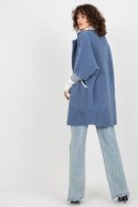 Płaszcz Damski Kurtka Alpaka Model MBM-PL-2001.95P Dark Blue - MBM