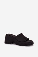 Klapki damskie Model Afisal 1763 Black - Step in style