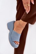 Klapki damskie Model Afisal 1763 Jeans - Step in style