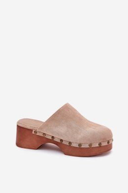 Klapki damskie Model Ellason 8065 Beige - Step in style