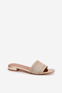 Klapki damskie Model Fexxy 8076 Gold - Step in style