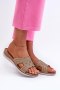 Klapki damskie Model Inblu BV000037 Beige