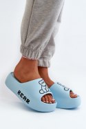Klapki damskie Model Lamira BG176 niebieski blue