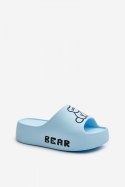 Klapki damskie Model Lamira BG176 niebieski blue