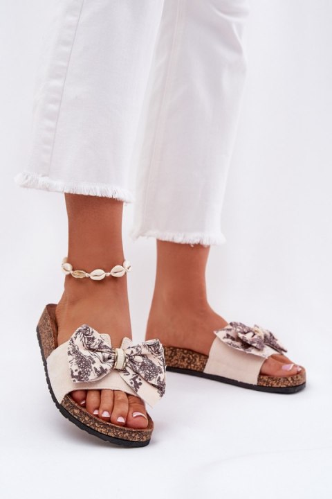 Klapki damskie Model Lisandrea 1147 Beige - Step in style Klapki damskie Model Lisandrea 1147 Beige - Step in style