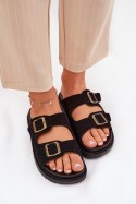 Klapki damskie Model Simbes M35 Black - Step in style