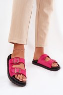 Klapki damskie Model Simbes M35 Fuksja - Step in style