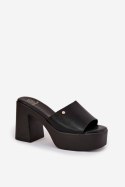 Klapki damskie Model Tamirella 218-2 Black - Step in style