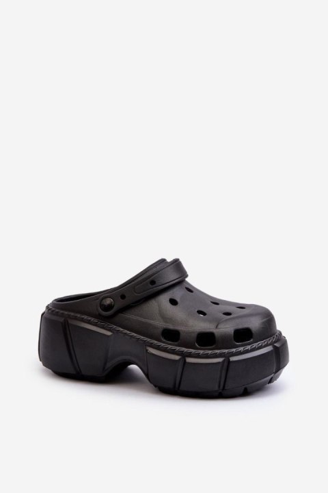 Klapki damskie Model Witima D205 czarne black Klapki damskie Model Witima D205 czarne black