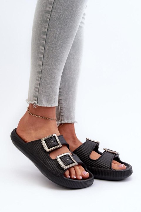 Klapki damskie Model Zaxy LL285088 Black Klapki damskie Model Zaxy LL285088 Black