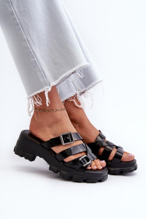 Klapki damskie Model Zaxy NN285043 Black Klapki damskie Model Zaxy NN285043 Black