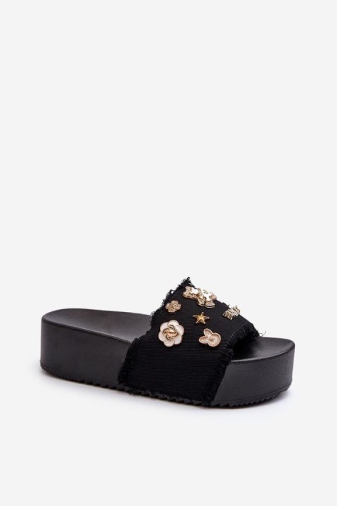 Klapki damskie Model Zranesia BG172 Black - Step in style Klapki damskie Model Zranesia BG172 Black - Step in style