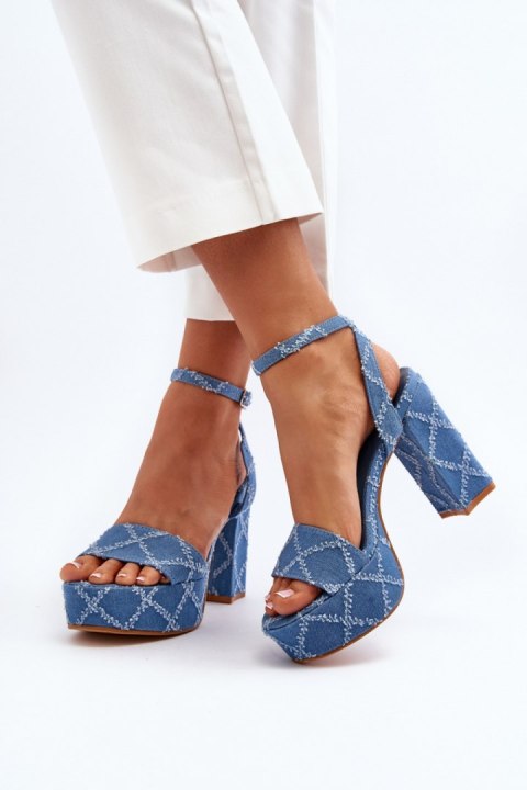 Sandały Model Acrana JA-49 Blue - Step in style Sandały Model Acrana JA-49 Blue - Step in style