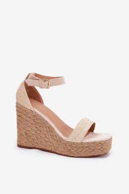 Sandały Model Adelio 5921 Beige - Step in style